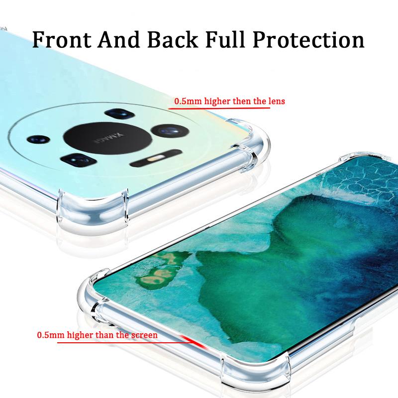 For Huawei Mate 80 Pro Plus Case Air Protection Silicone Clear Transparent Shockproof Housing for Huawei Mate 80 Pro Phone Casing
