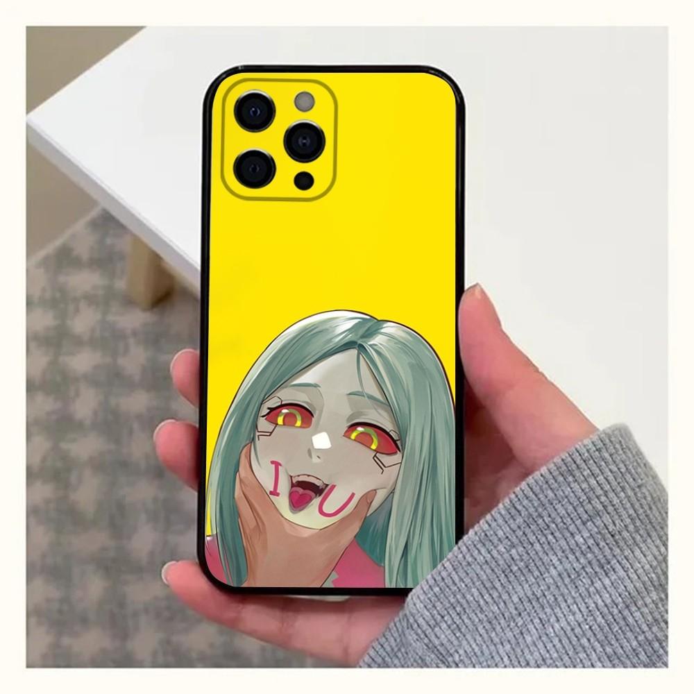 R-Rebecca C-Cyberpunk-g Edgerunners Phone Case For Apple iPhone 15,14,13,12,11,Pro,X,XS,Max,XR,Plus,Mini Soft Black Cover iPhone7