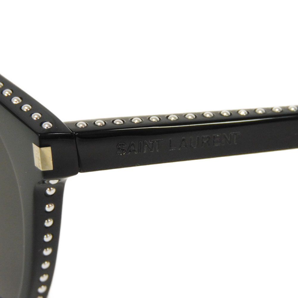 Used 9921 Studded Wellington Shoes SL28 037 7968 Clear Black Silver Logo Black Unisex from Japan AUTHENTIC