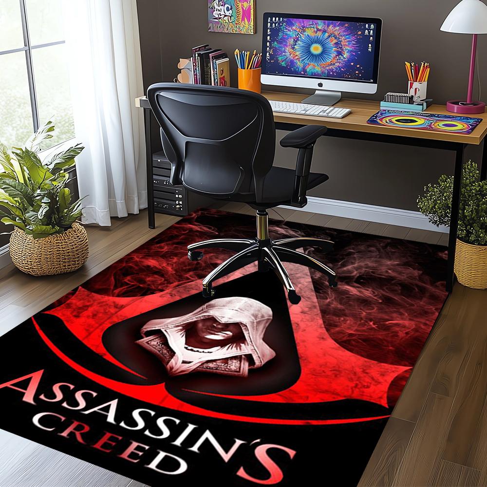 Assassin's Creed Printed Carpet,Rug,for Office Chair Living Room Bedroom Kitchen Room Decor Gifts.