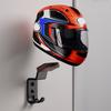 1/2Pcs New Motorcycle Helmet Rack Versatile Hanger Solid Helmet Holder With Hook Home Wall Mount Motorcycle Helmet Display Stand