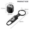 MQHWD1 1Set Car Keychain Key Ring with Auto Tire Valve Caps Tyre Dust Cap Emblem for Alfa Romeo 4C 159 Spider Giulia Giulietta 156 147