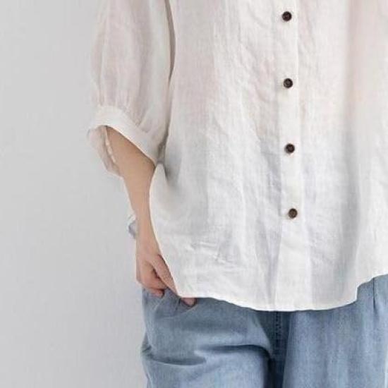 [Emptio] Smart Casual Women's Shirt/Blouse (M) Black