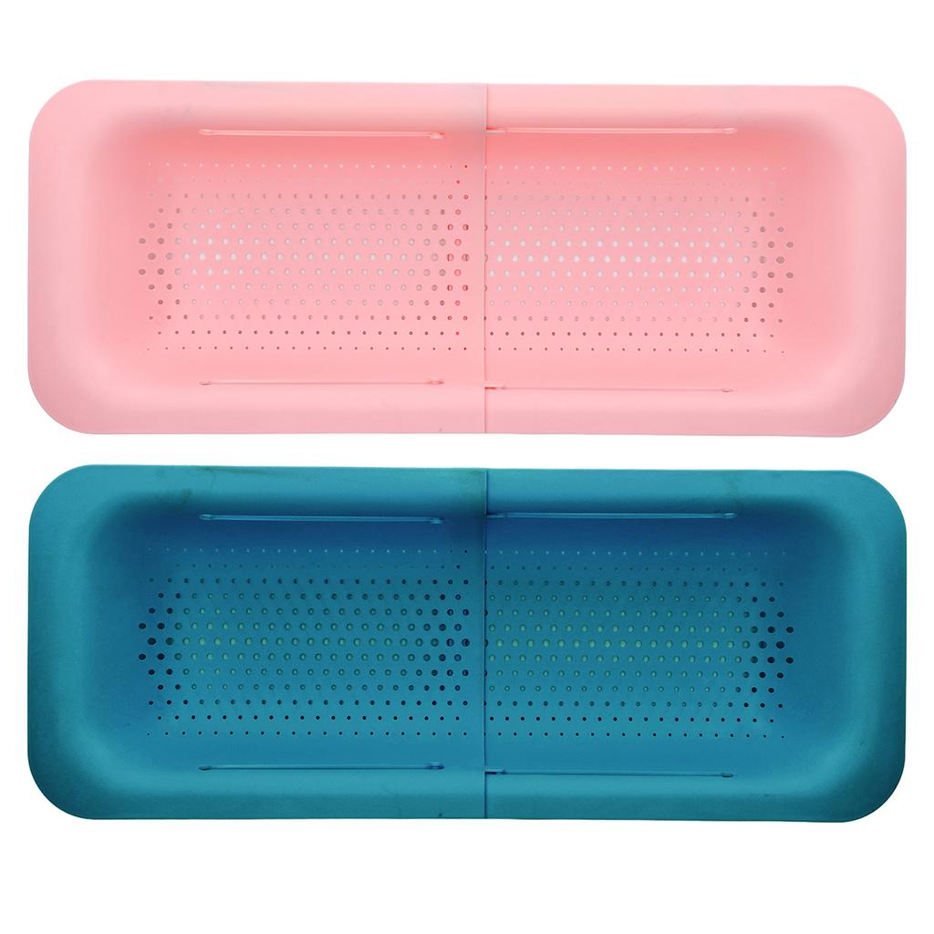 Siebkorb ABS-Material Teleskopisch Flexibles Hohlboden-Design Abtropfsieb Küchenzubehör