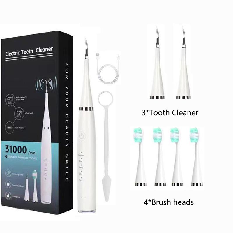 Sonic Rechargeable Electric Toothbrushes Teeth Cleaner Whitening Instrument Waterproof USB Fast Charging Device For Dental Brush