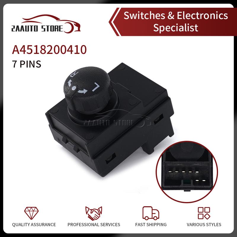 

Electric Mirror Adjust Switch Rear View Mirror Control Knob For 2008 2009 2010-2015 Mercedes Benz Smart 451 Fortwo A4518200410