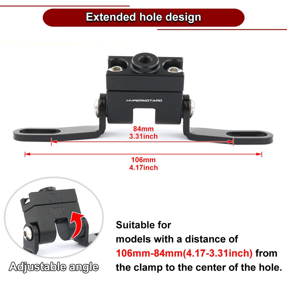 22mm 28mm GPS Mount Navigation Bracket For DUCATI Hypermotard 1100 2008-2012 1100S 2008-2009 698 Mono 2024 950/SP/RVE 2019-2024