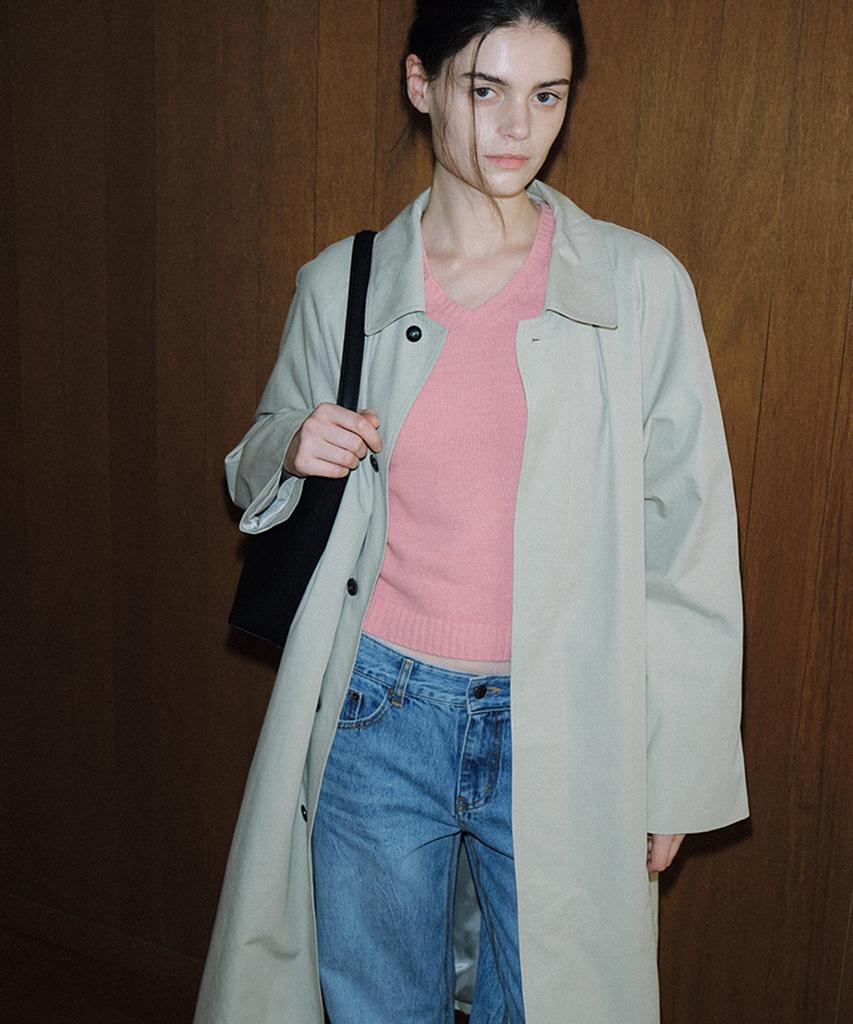 108POUND Cove Raglan Trench Coat_Beige