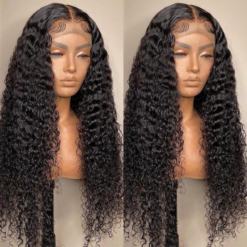 Wig New Style Women's African Fashion Small Curl Long Hair Black Headgear