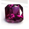Stunning Rhodolite Garnet Natural Asscher Cut 7-9 Ct Certified Loose Gemstone
