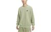 Nike Pullover Herren Ölgrün Rundhalsausschnitt Moderat Normal FB4980-386
