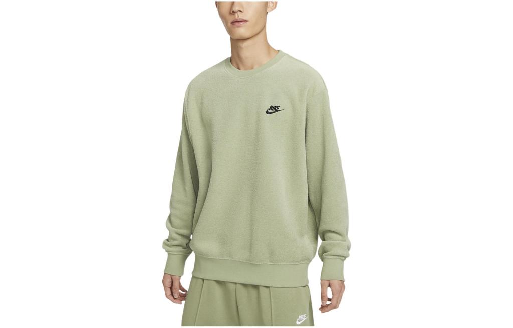 Nike Pullover Herren Ölgrün Rundhalsausschnitt Moderat Normal FB4980-386