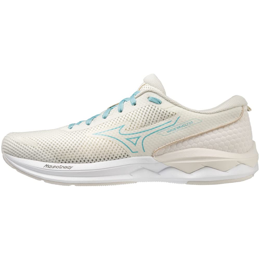 

Mizuno Кроссовки для бега Wave Revolt 3 2E, Молочно-белый/Синий/Белый, 27.0 см,