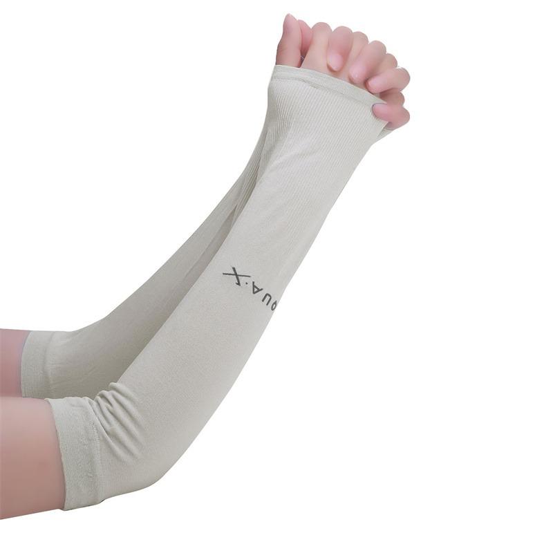 1 Pairs Arm Guard Sleeve with Thumb Hole Protective Sleeve Holders Sun UV Protection Long Arm Cover For Running Fishing Cycling