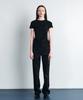 Sillot Slash Low Cut Cotton Pants (Black)