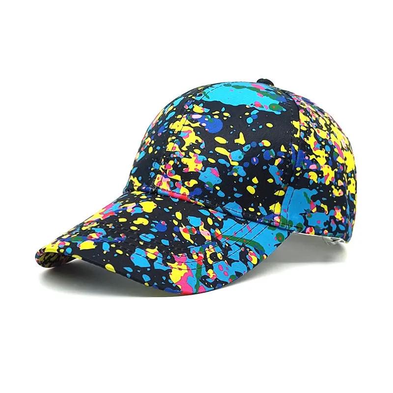 LDSLYJR Cztery Pory Roku Poliester Nadruk Graffiti Czapka Daszkowa Regulowana Outdoorowa Snapback Czapki dla Mężczyzn i Kobiet 238