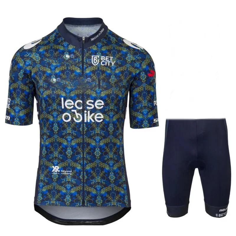 2026 Pro Team Cycling Jersey Set Men's Ciclismo Clothing Road Bike Shirts Suit Bicycle Bib Shorts MTB Wear Maillot Culotte