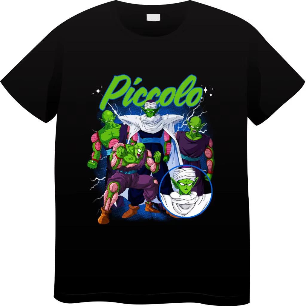 2026 New Dragon Ball Japanese Anime Mens and Womens Summer Tshirt Harajuku Retro Shortsleeved Loose and Casual Style