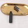 Portable Perfume Bottle Black Mini Cosmetic Container Sample Atomizer Glass Empty Refillable Bottle For Traveling