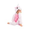 Piżama dla dzieci dziecięca kigurumi onesie kostium jednorożec jasny róż 105-115