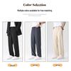 MIIOW Men's Casual Wide-Leg Straight Trousers