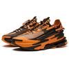 New LiNing CF Tracing Hiking Shock Absorbers Slip Resistant Abrasion Resistant Low Top Casual Shoes Men's Black Orange AGLS085-1
