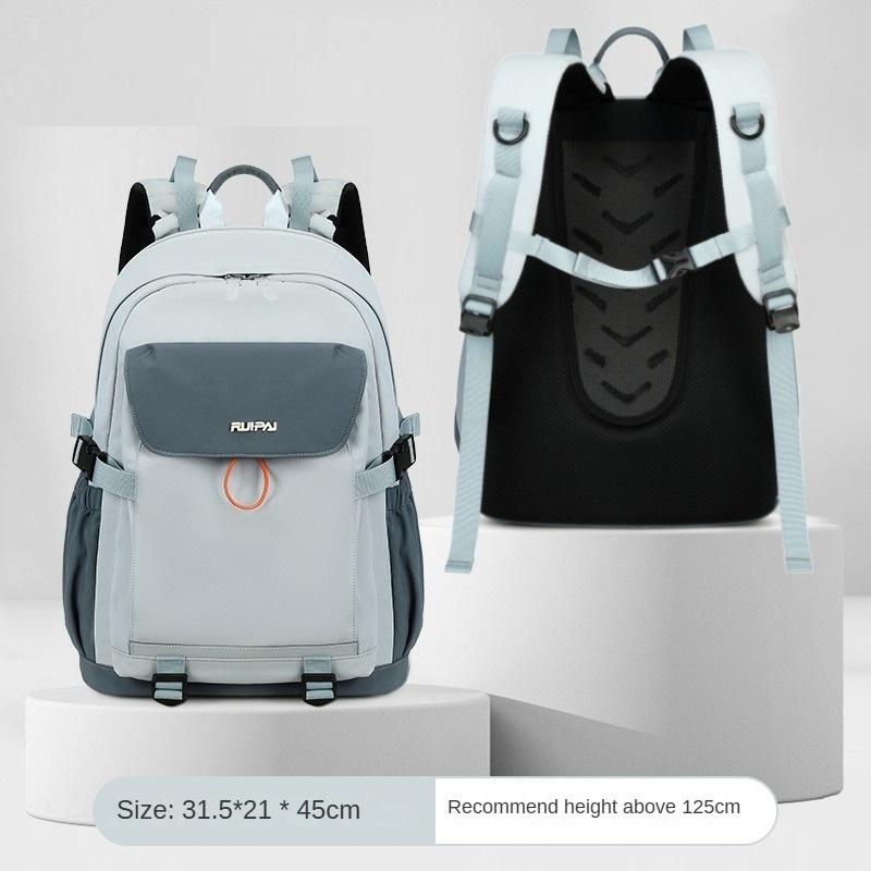 Bags for Women School Bag Simple Girls New Junior High School Backpack Large Capacity Backpack RUIPAI17230
