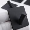 Towel Hooks Extra Sticky Stainless Wall Coat Racks Rustproof Hook Holder Wall Mount Punch-free Hanger for Kitchen Bathroom Home