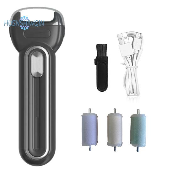 

1 комплект электрической шлифовальной машины для ног, легко удаляет мозоли, омертвевшую кожу, шлифовальная машина для красивых гладких ног чёрный