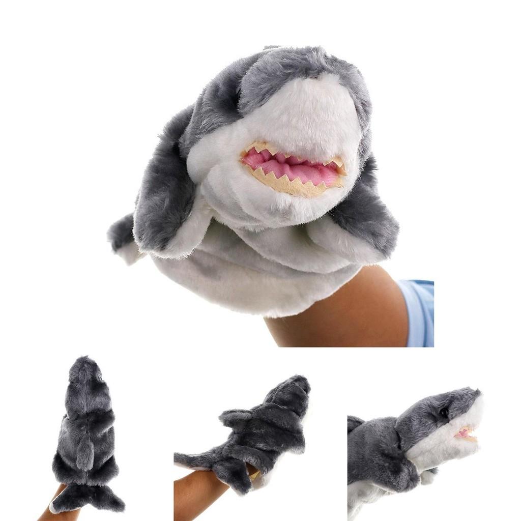 Plush Marine Plush Animals Shark Early Education Finger Puppet Stage Performance
