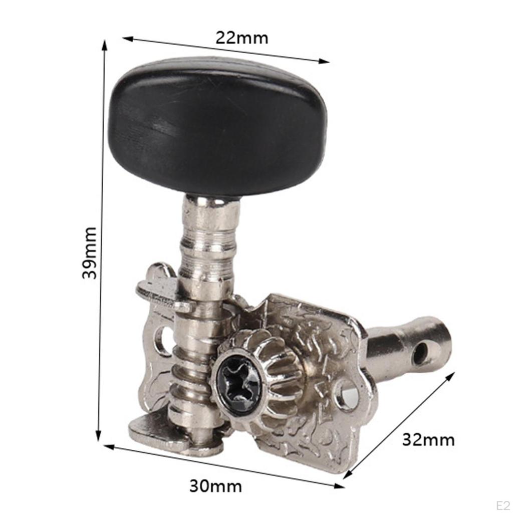 Metal Guitar Tuning Pegs Set for Electric And Folk Guitars