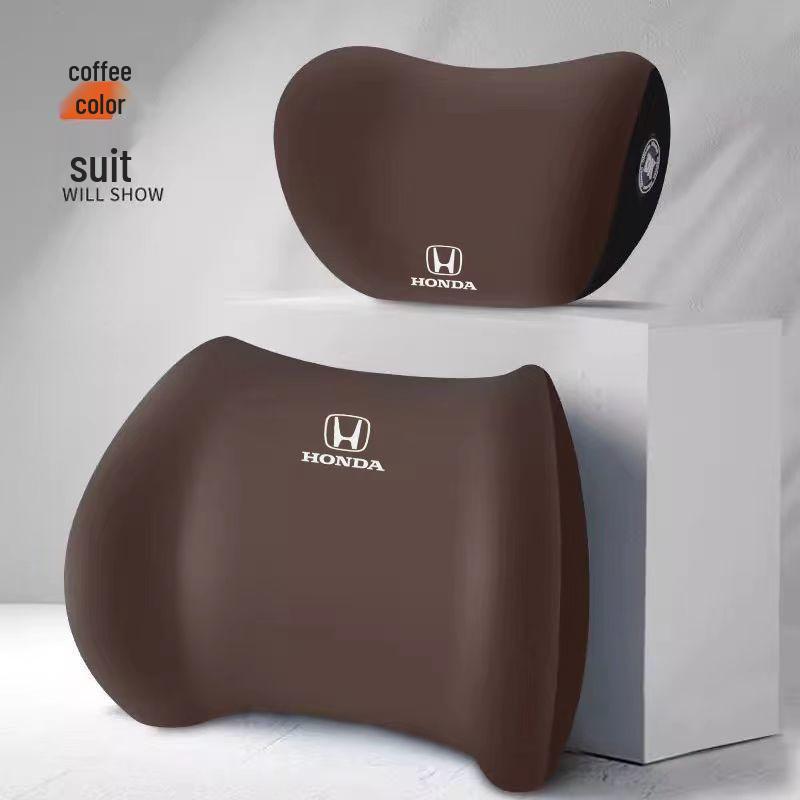 Compatible with Honda: Headrests, lumbar and neck supports, memory foam lumbar and neck pillows, backrests.