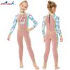 DIVESAIL Kids Girls 2mm Neoprene Wetsuit Long Sleeve Full Body Dive Suit Snorkeling Surfing Swimming UV Protection