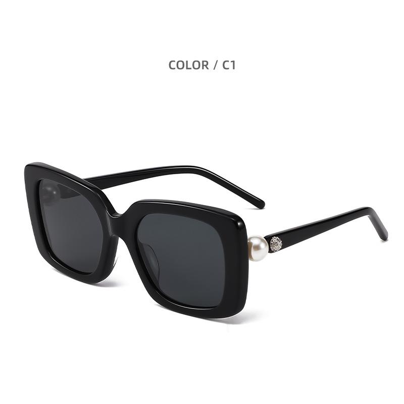 Mi Kou Women s Fashion Square Frame Sunglasses - European & American Style, Celebrity Inspired