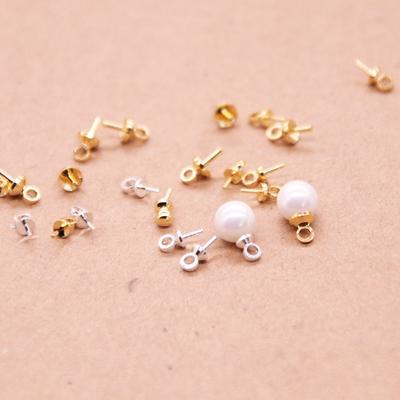 DIY 4*8mm DIY Accessories 20Pcs Pendant Jewelry Making Wholesale High-quality For Beaded New Nail Screw Small Sheep Eyes  Jewelry Accessory