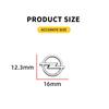 16mm ABS Car Remote Key Stickers Decoration Emblem Decal For Opel Insignia Astra J F Antara Meriva Zafira H G Corsa Accessories