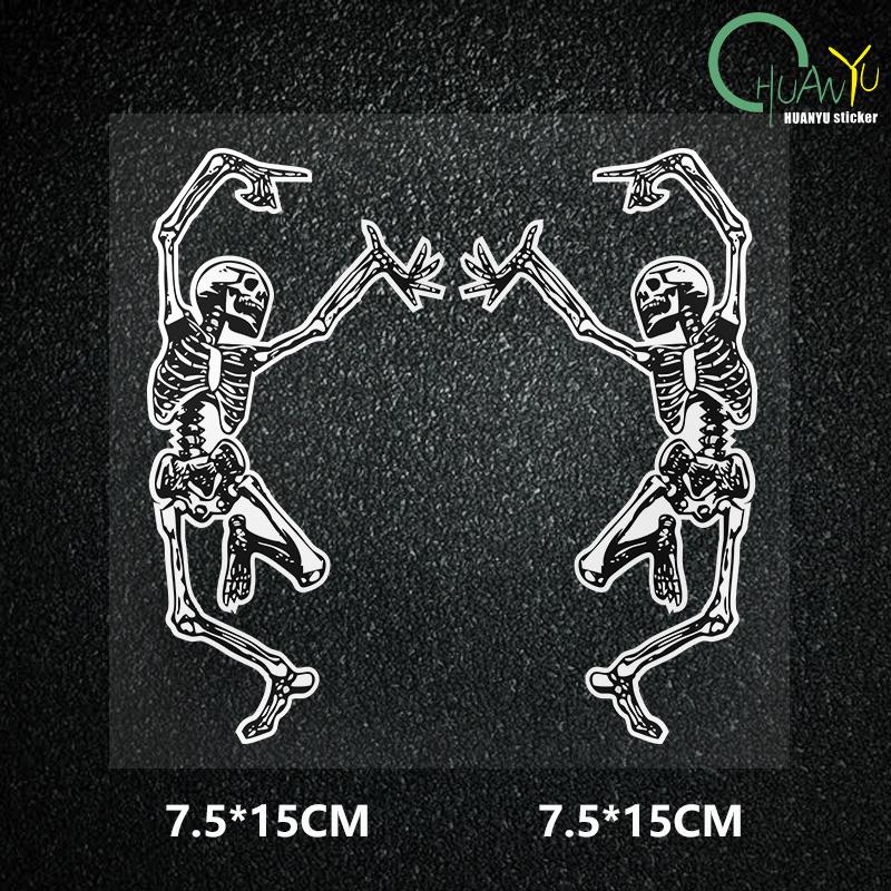 funny dancing skull halloween sticker car sticker car sticker car motorcycle laptop reflective waterproof sticker car sticker