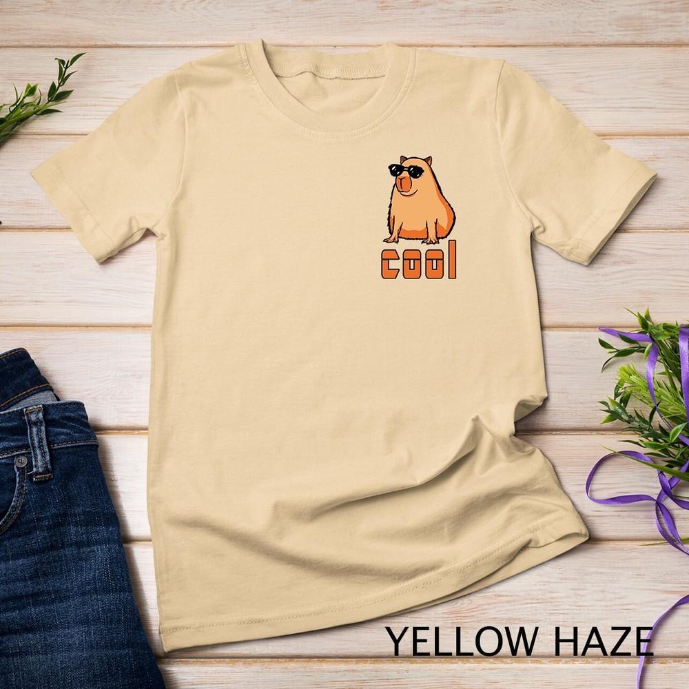 

Don t Worry Be Capy Pocket Cute Capybara Unisex T-shirt 4XL