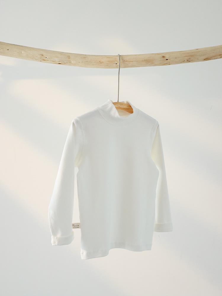 Kids' Mid-High Collar Stretchy Base Layer T-shirt (320g)