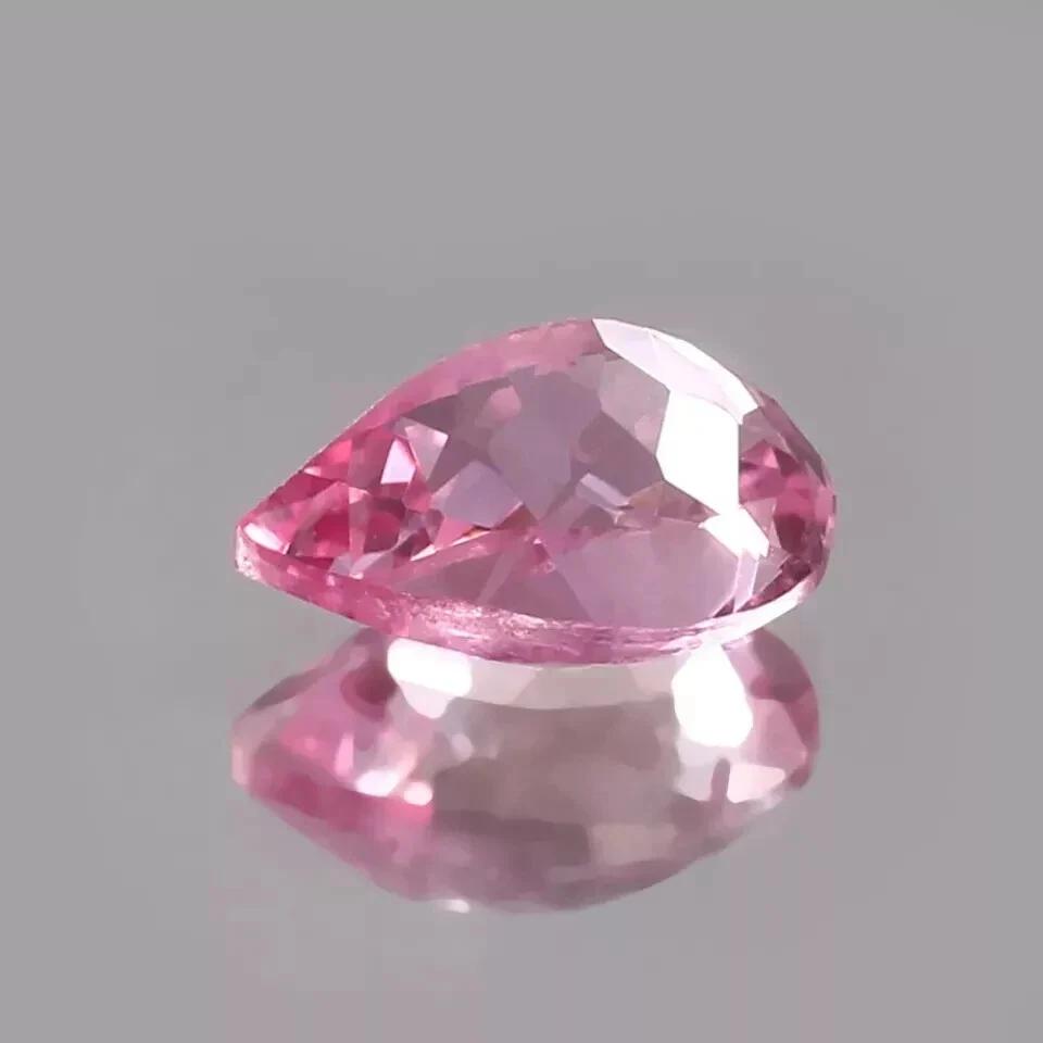 8-10 Ct Natural Amazing Pink Ceylon Sapphire Pear Beautiful Certified Gemstone