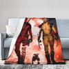 Deadpool and Wolverine Blanket Superhero Comedy Dogpool Plush Awesome Warm Throw Blanket for Bedspread Decoration
