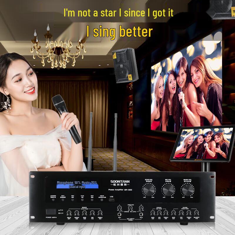 Songchuan International SP101 Home KTV Professional Audio System CN Plug (adapter Included)