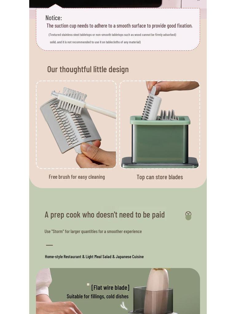 German Multifunctional Vegetable Cutter: Roller Potato Slicer, Shredder, Grater, Grinder, Chopper.