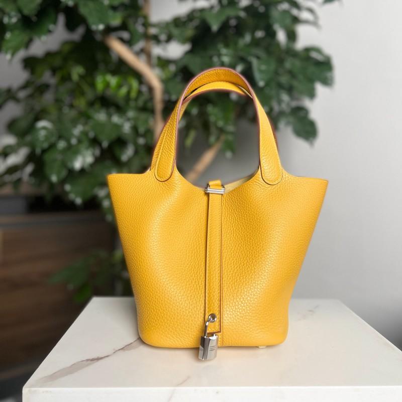 Fabrik-Rindleder Erste Schicht Vollhandgenäht Wachsfaden Gemüsekorb Tasche Ganzstahl-Beschläge Gebürstete Öl-Kante Tragbar K-Wort Handwerker Code