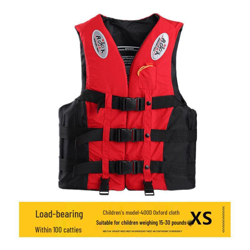 High Buoyancy Marine Life Jacket - Portable Snorkeling and Fishing Vest for Water Survival.