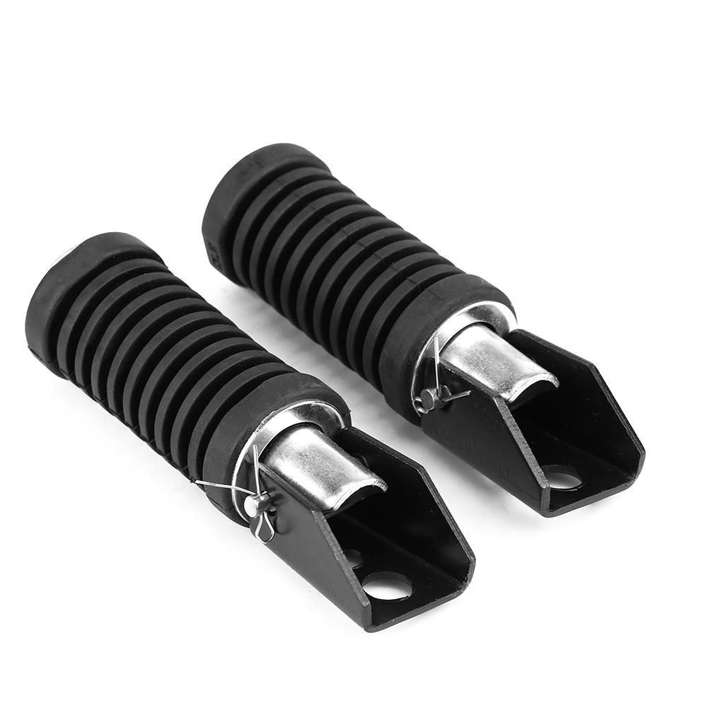 Motorcycle Rear Footpegs Plate Footrest Rubber Pad Grip Cover for Suzuki 125cc GN 125