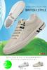 Sneakers Shoes White Flat Shoes Casual [Manantiar] Men's Men's 24.5cm Men's Lace-up