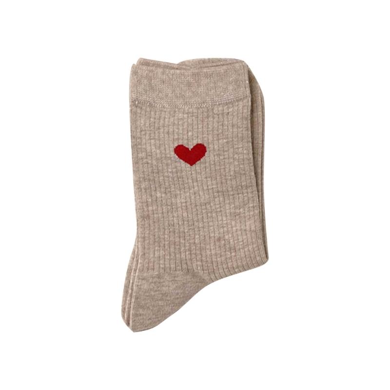 Women Thin Cotton Socks,Soft Cotton Bootie Socks Cute Above Ankle Crew Socks Combed Cotton Heart Ankle Socks Gift