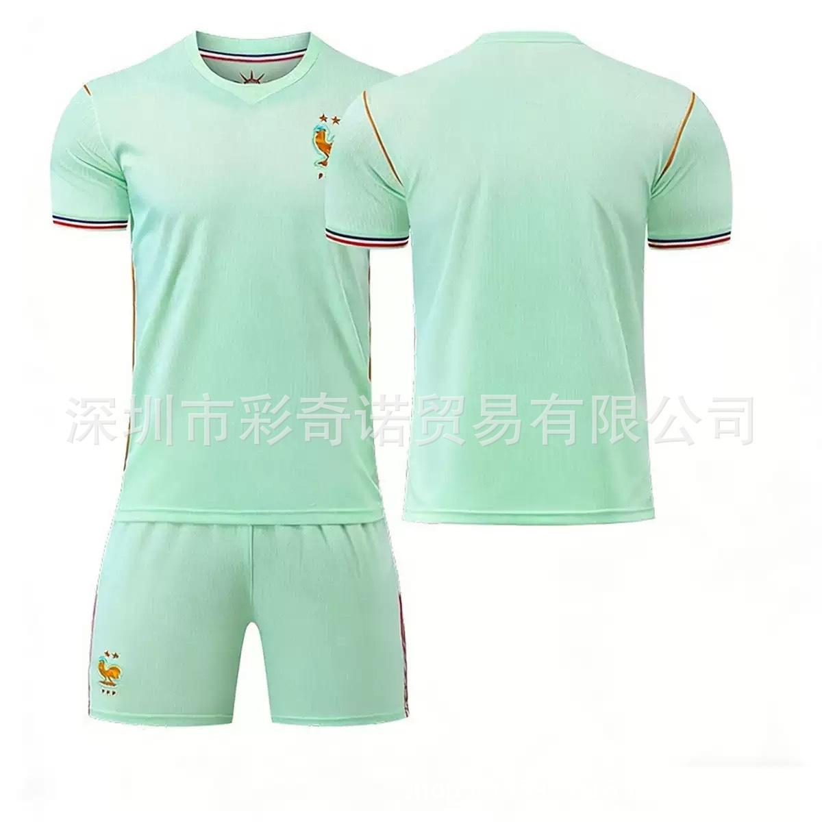 2026 World Cup France Away Jersey No. 7 Dembele No. 10 Mbappe Football Clothing Set Children 16