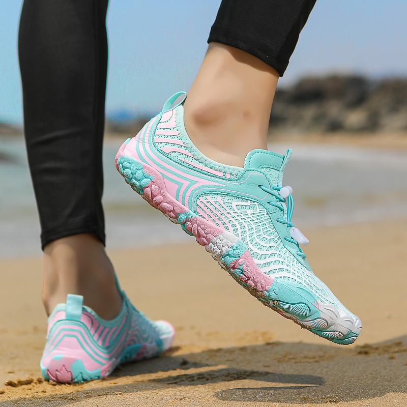 Muži Aqua Boty Ženy Potápění Ponožky Barefoot Boty do vody Plavání Proti proudu Pláž Brodění Sportovní tenisky Pro fitness Jógu Surfování